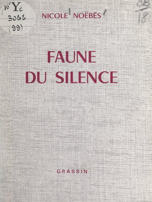 cover image of Faune du silence